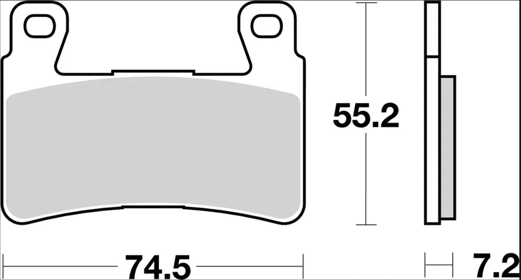 CC Carbon Ceramic Brake Pad for Honda, Hyosung