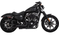 Escape Vance & Hines Mini Grenades Negro Para Harley-Davidson Sportster