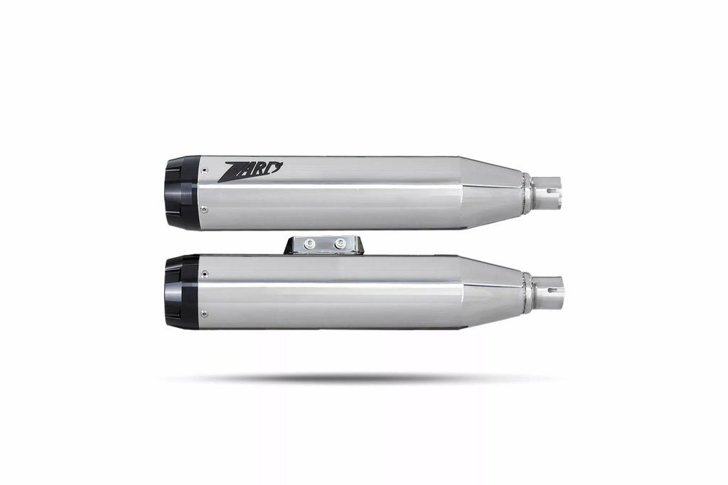 Silenciadores Slip-On E4/E5 Pulido Para Harley Davidson Softail Breakout / Fat Boy 17-24