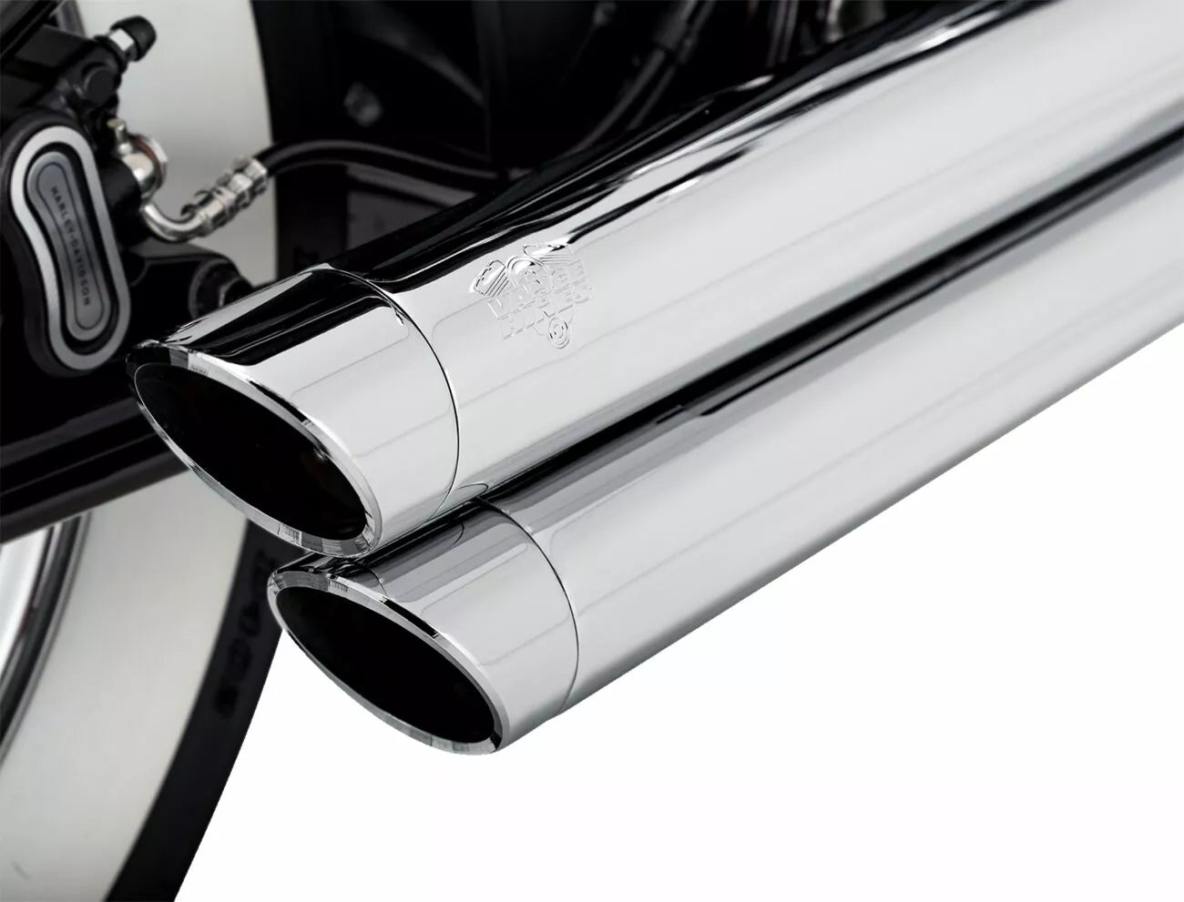 Vance Hines Big Shots Chrom-Auspuff für Harley-Davidson Softail M8