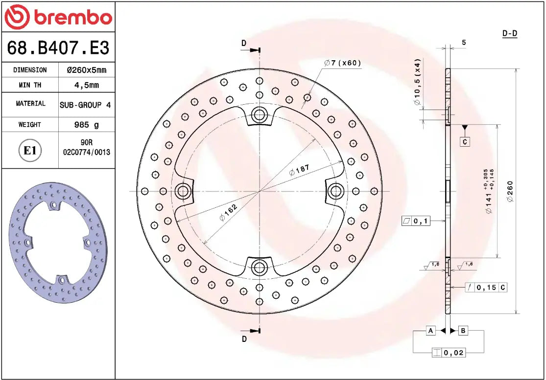 GOLD SERIES FIXED BRAKE DISC PRIME LINE BRAKE DISC FIX RR
