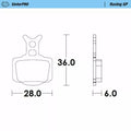 Offroad Racing GP Pro Sintered Brake Pads for Gas Gas, Husqvarna, and KTM