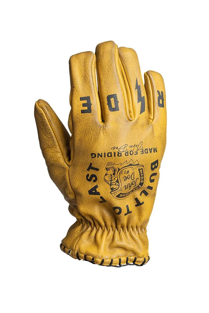 Guantes moto homologados Coyote  COYOTE LEATHER YELLOW/BLACK 3XL