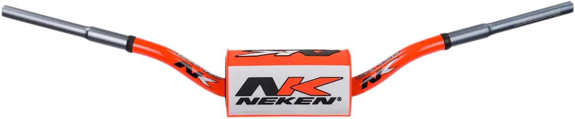 Lenker Flat Track orange weiß Enduro