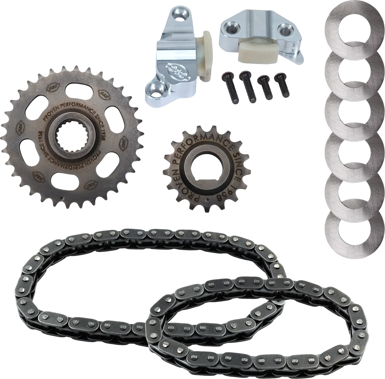 Kit de transmisión por cadena de árbol de levas CHAIN DRIVE Kit W/ TENSIONER - TC 07-17