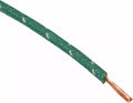 25' Green Fabric Braided 16" Hook-Up Cable with White Tracer for Harley Davidson