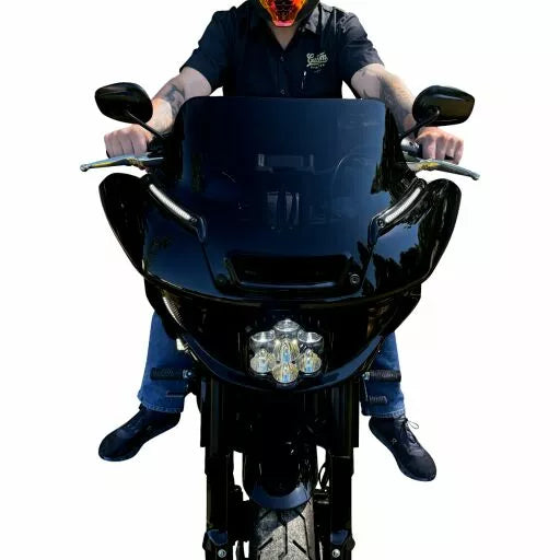 Shark Demon 2 ECE LED-Scheinwerfer für Harley-Davidson