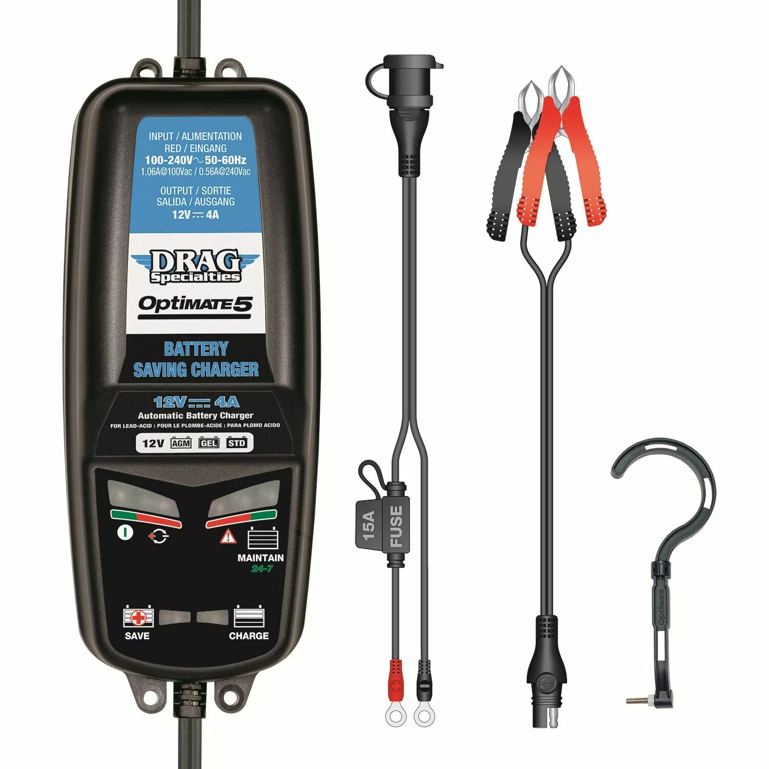 Optimate 5 EU Battery Charger for Harley-Davidson