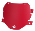 MTB Red Front Number Plate