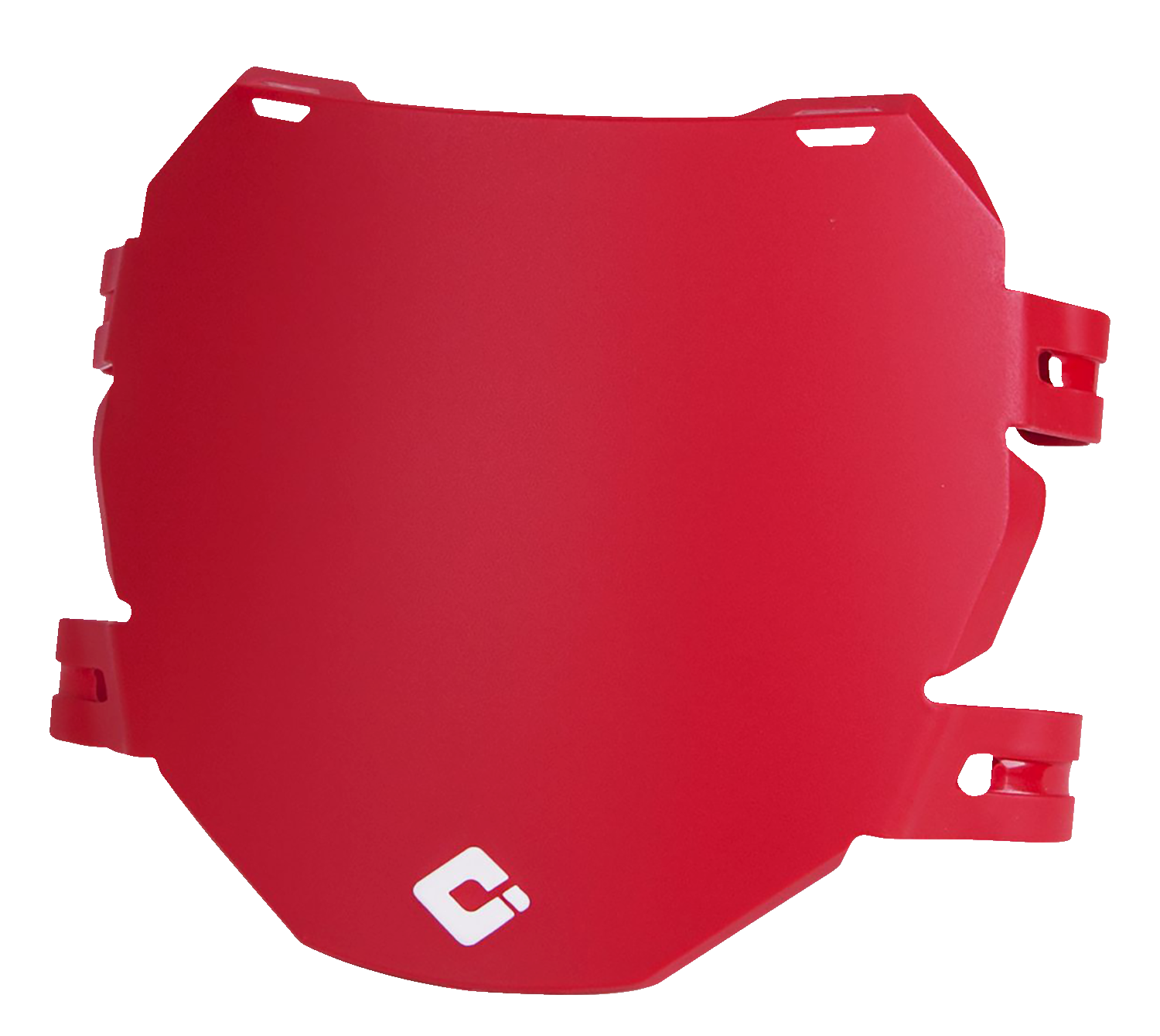 Placa Portanúmero Delantera MTB Rojo