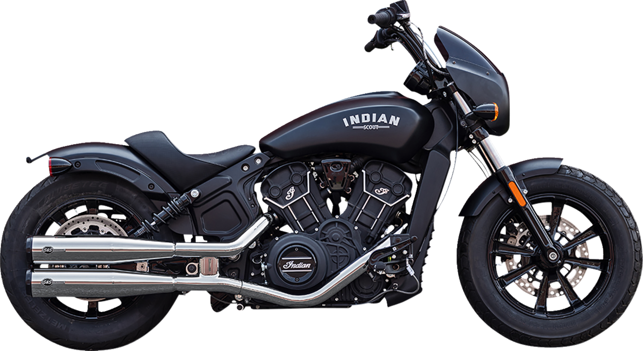 Silenciadores Slip-On Grand National Cromo Para Indian