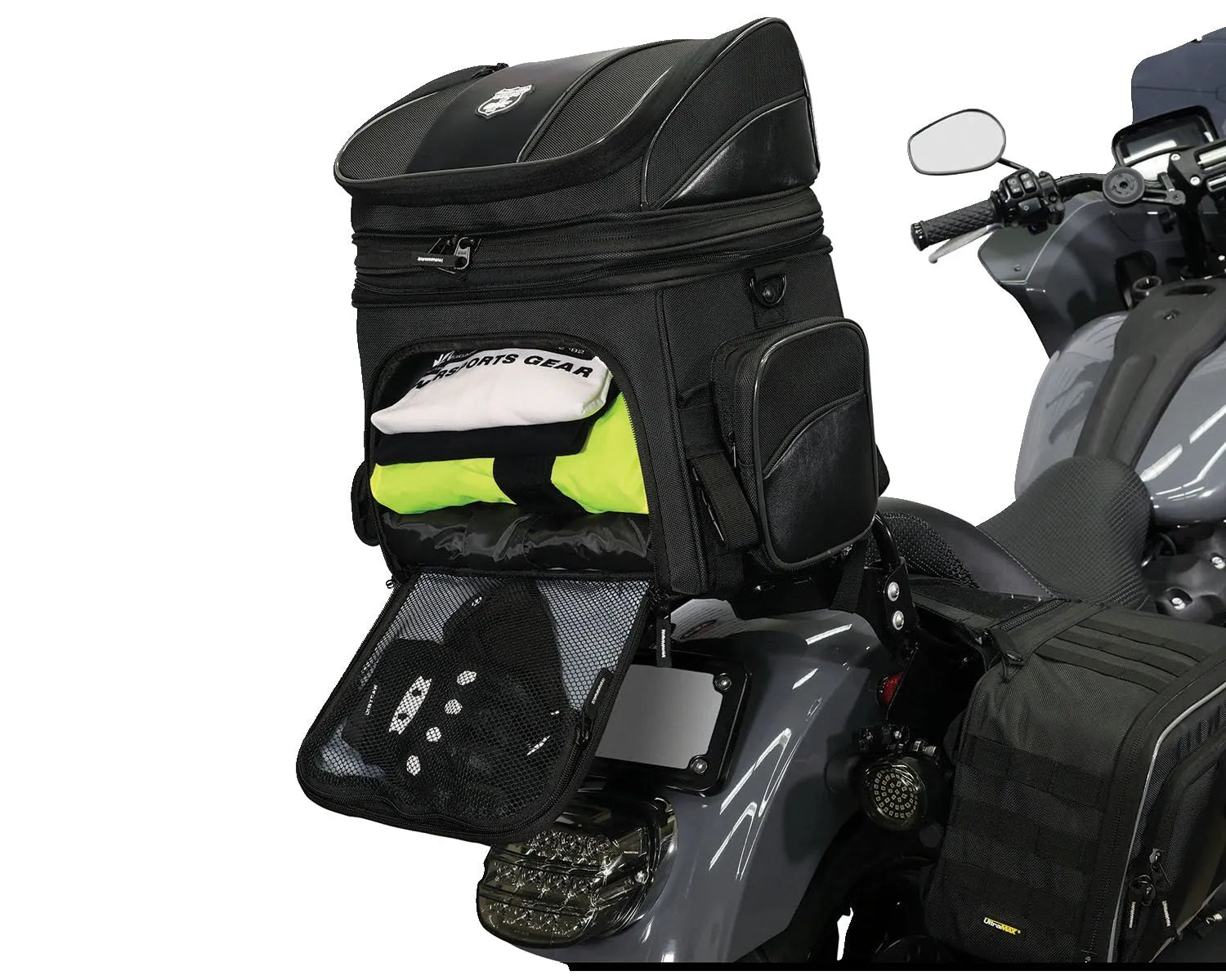 Getaway 2.0 Backrest/Luggage Rack Bag for Harley Davidson