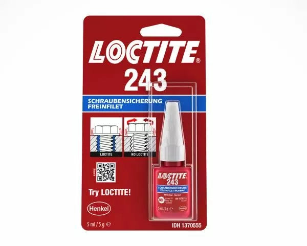 Loctite, Threadlocking Adhesive 243 Medium Strength 5ml
