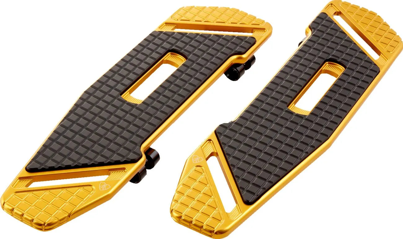 Fahrer-Trittbretter SpeedLiner gold für Harley Davidson