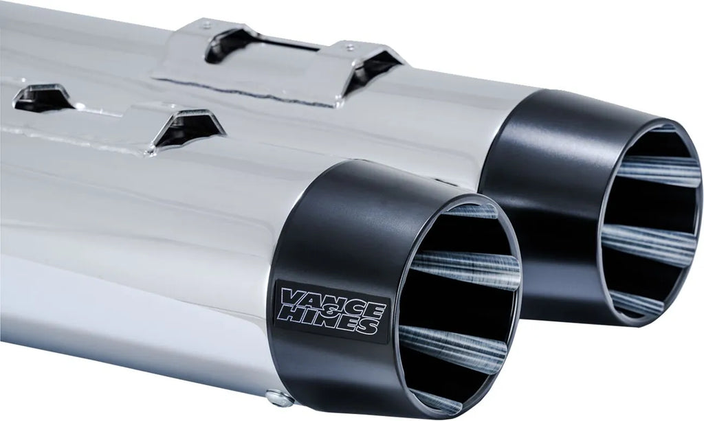 Blackbird 450 Chrome Slip-On Mufflers for Harley Davidson