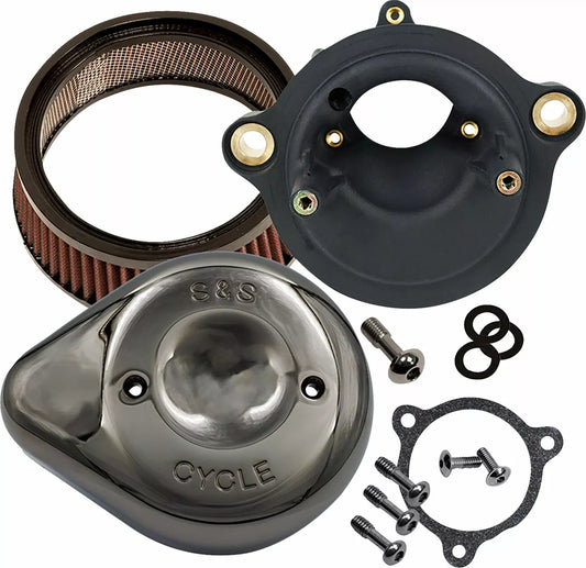 Chrome Stealth Air Filter Cover for M-Eight Motors for Harley Davidson