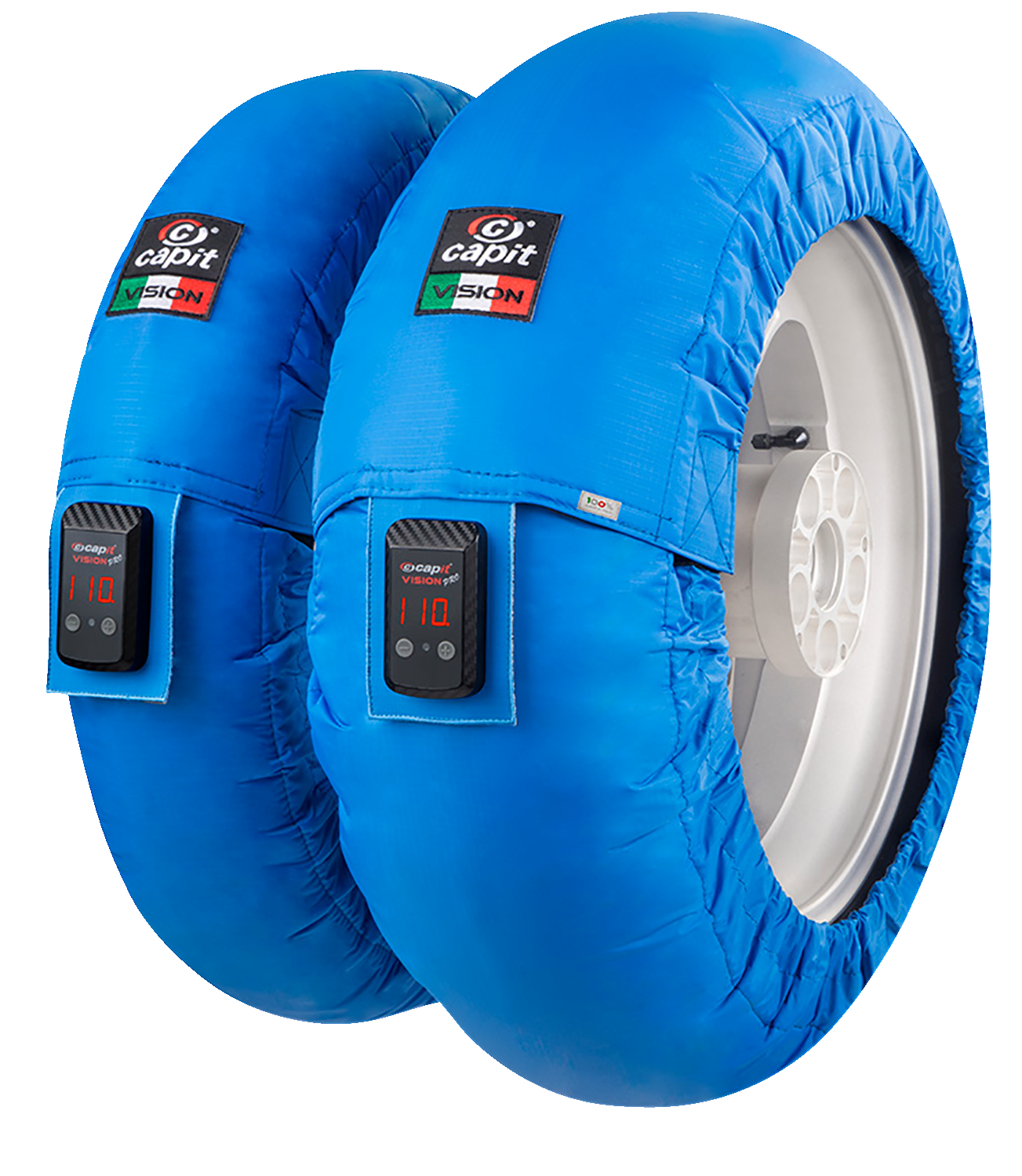 Calentador De Neumático Superbike Suprema Vision M/XXL Azul