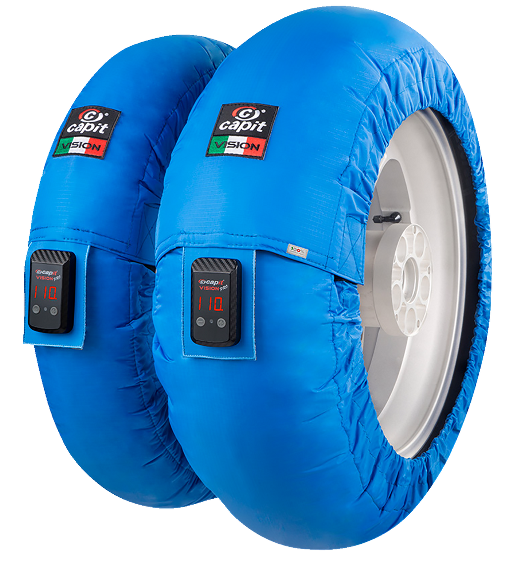 Calentador De Neumático Superbike Suprema Vision M/XXL Azul