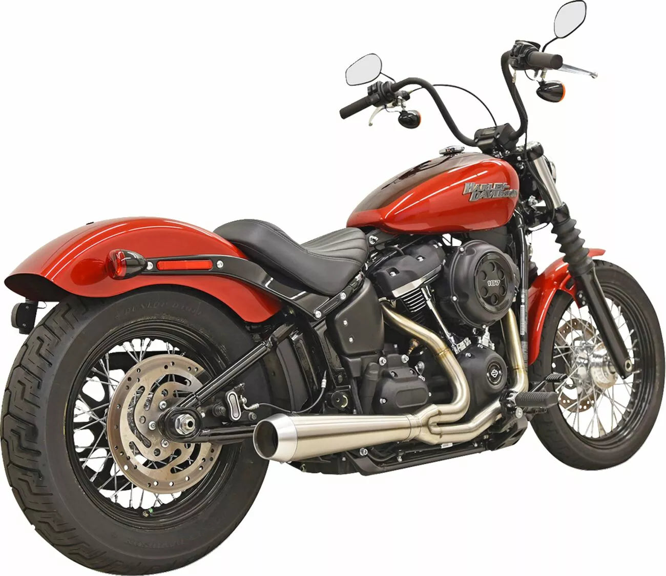 2-In-1 Road Rage III 49 State Stainless Steel M8 Softail Exhaust System For Harley Davidson