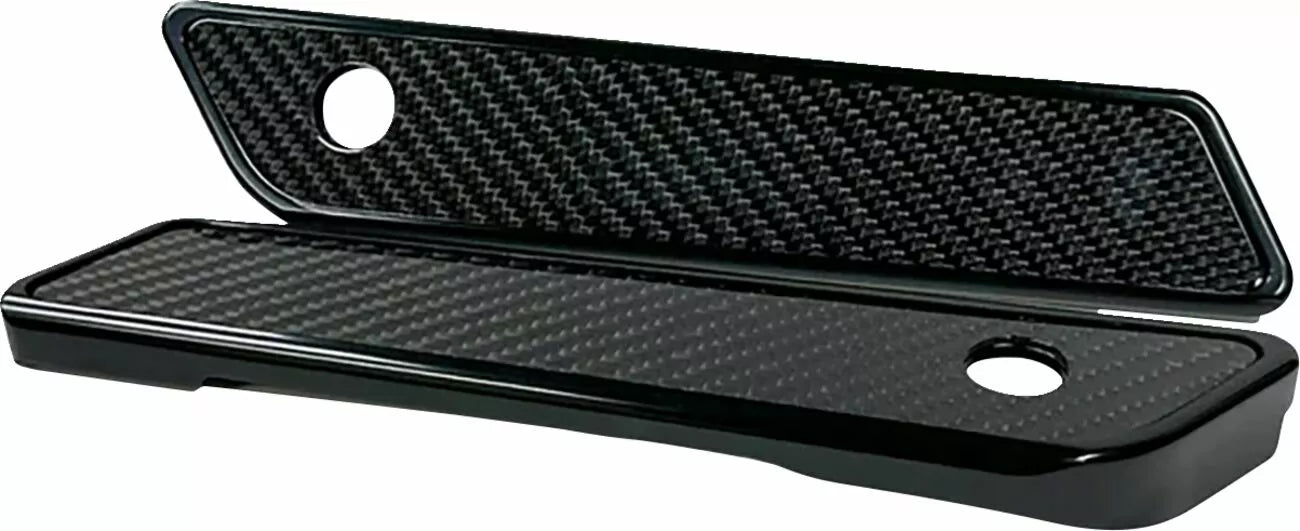 Schwarze Satteltaschenabdeckungen und Schlösser für Harley Davidson