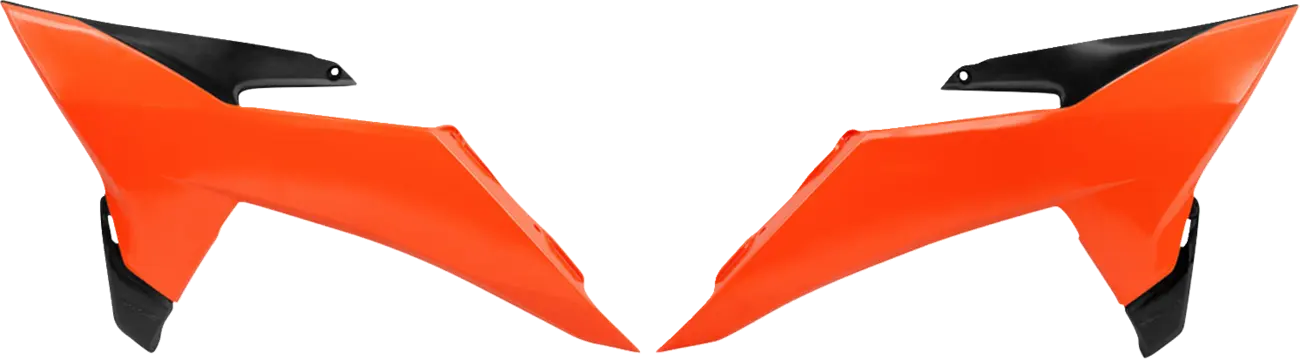 Defensas de radiador de repuesto naranja fluor para KTM SX/SXF