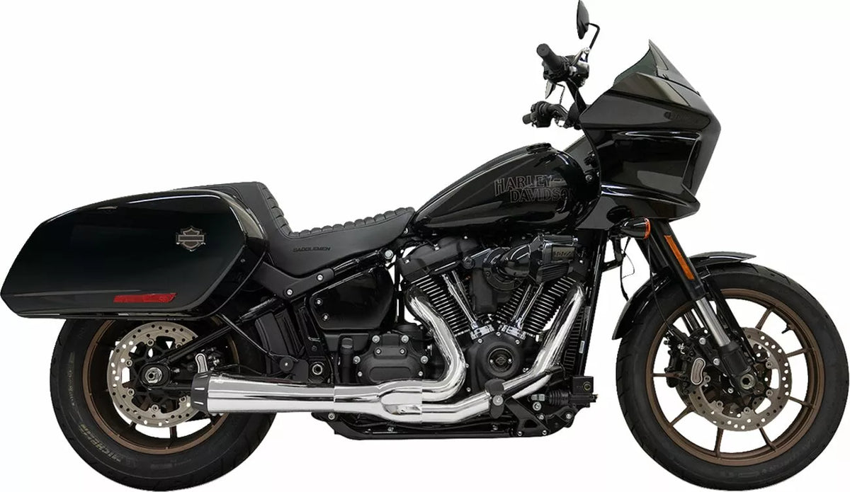 Sistema De Escape 2-En-1 Road Rage 49 State III Cromado Para Harley Davidson M8 LowRider ST/SportGlide