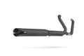 Escape Zard 2:1 negro para Harley Davidson Softail