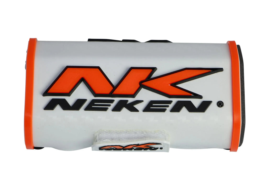 White Enduro Handlebar Pads