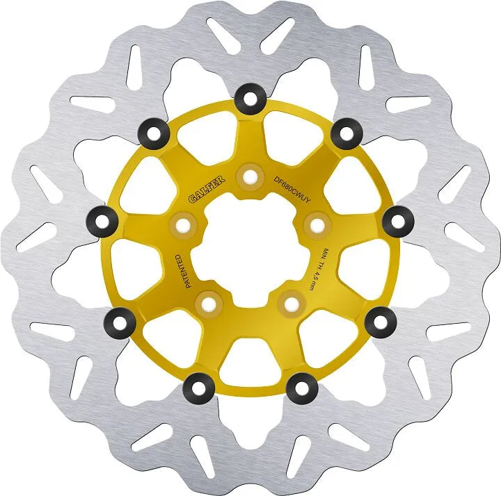 Gold Wave Contour Brake Rotors for Harley Davidson
