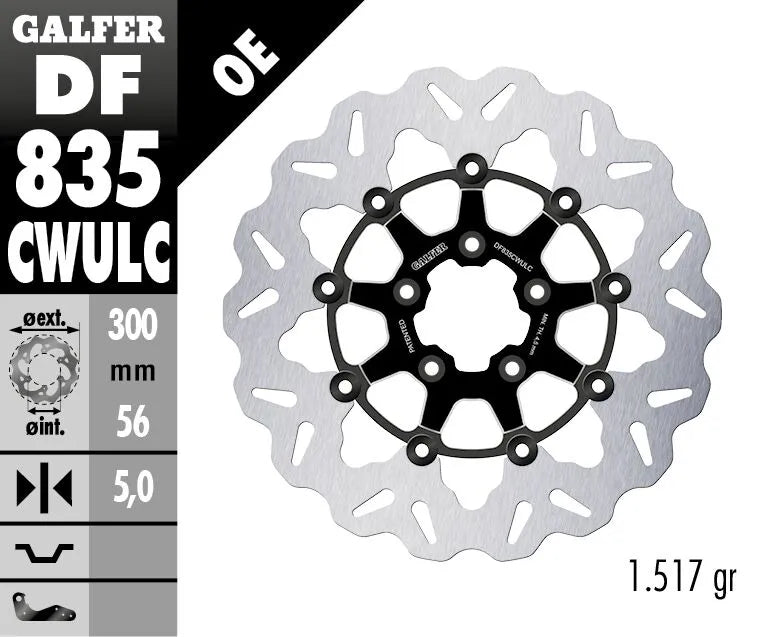 Wave Contour Brake Discs for Harley Davidson
