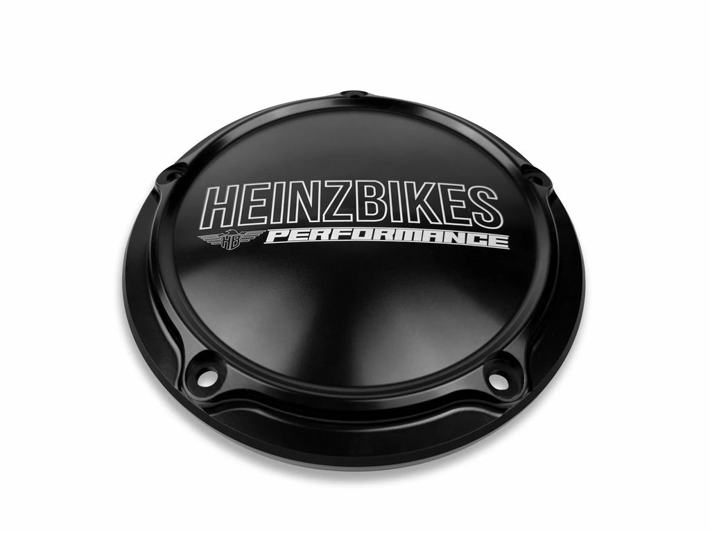 Black Derby Clutch Cover for Harley Davidson Twin Cam