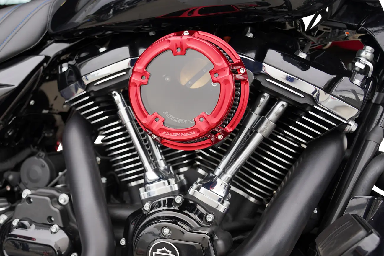 Filtro de aire Method™ Clear Series rojo para Harley Davidson FLTR/FLHX
