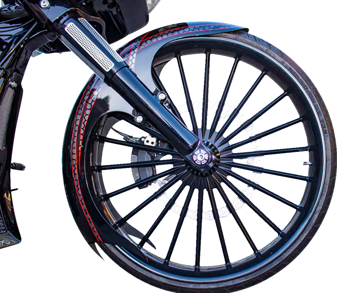 Steel Talon Front Fender for Harley Davidson