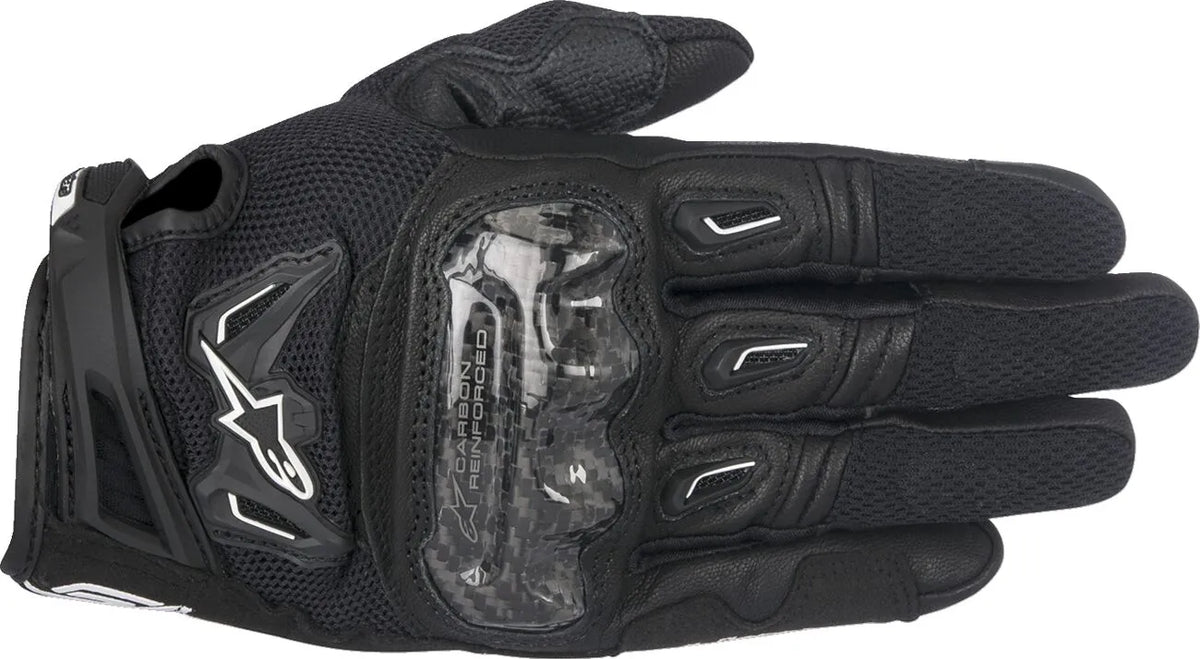Guantes moto homologados de cuero SMX-2 Air Carbon V2  SMX-2 AC BLACK M V2