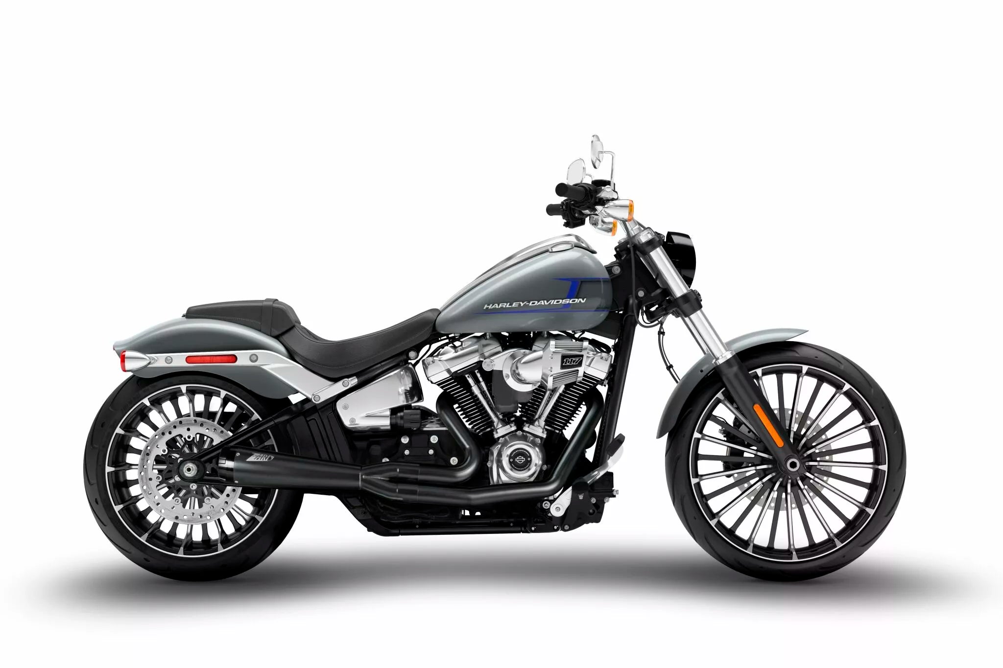 Escape Para Harley-Davidson Negro Mate Zard 2:1 Para Harley-Davidson Softail 17-24