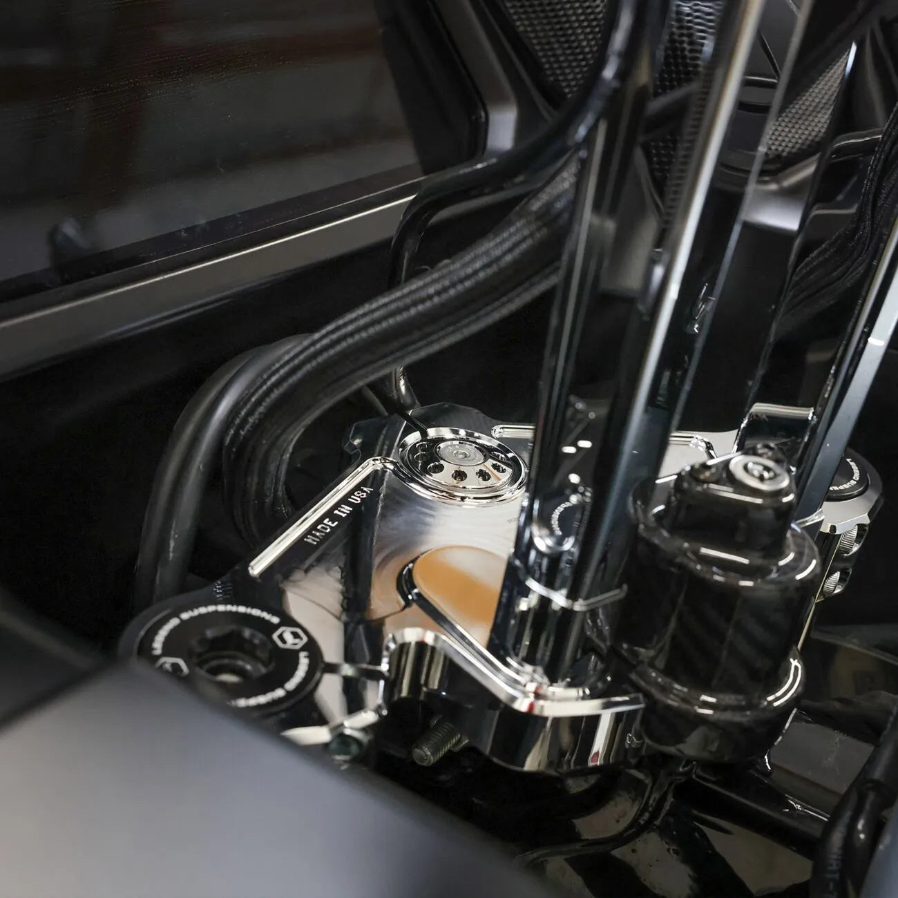 Chrom-Sattelstützen für Harley Davidson
