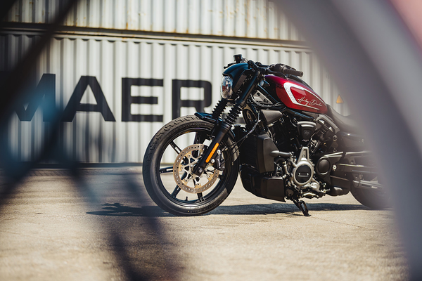 Guardabarros Delantero Old School Negro Brillo RH975 Para Harley Davidson