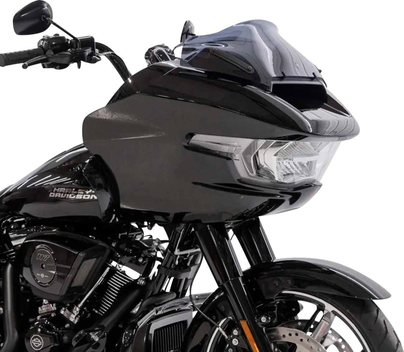Pro Touring Flare™ 15" Dark Smoke Windschutzscheibe für Harley-Davidson FLTR