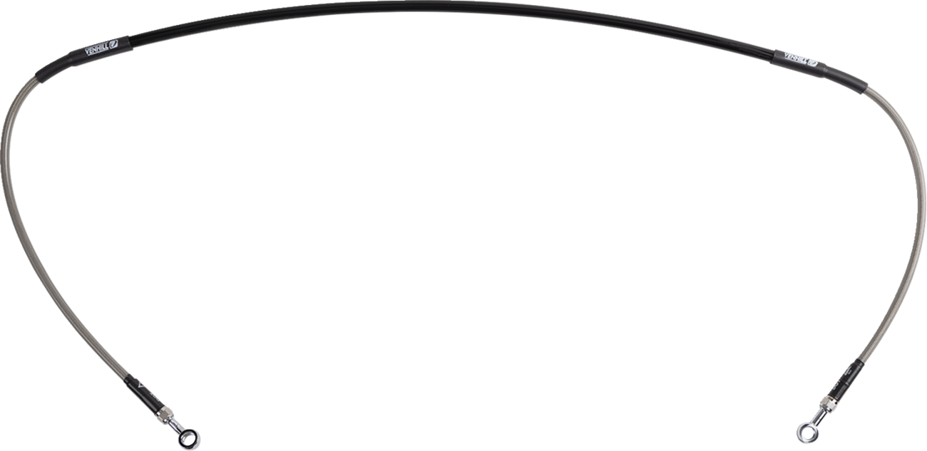 Lignes de frein avant en acier inoxydable tressé pour le gaz EC 450F 24