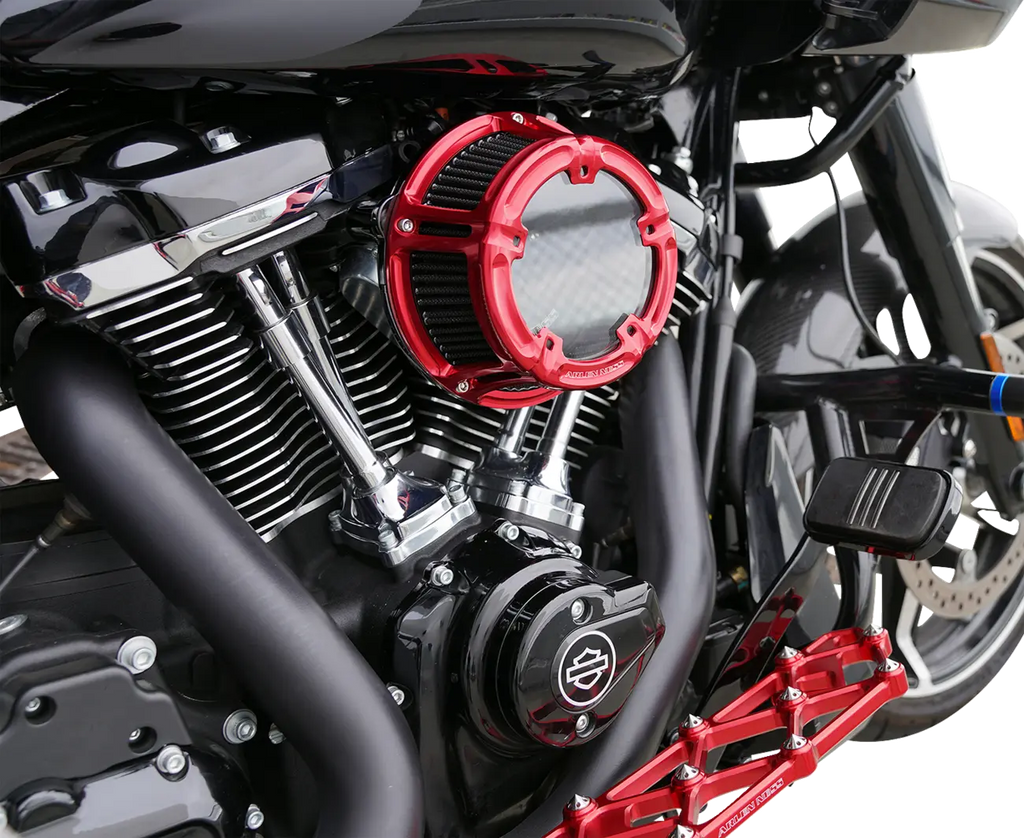 Filtro de aire Method™ Clear Series rojo para Harley Davidson FLTR/FLHX