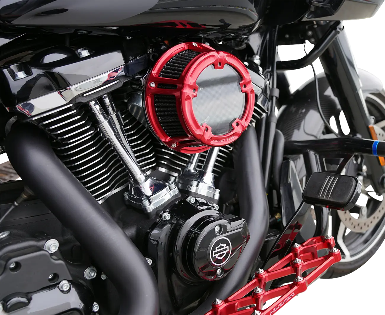 Filtro de aire Method™ Clear Series rojo para Harley Davidson FLTR/FLHX