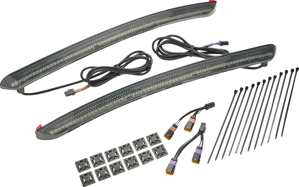 Getönte LED-Satteltaschenleuchten für Harley Davidson