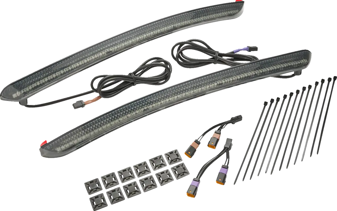 Getönte LED-Satteltaschenleuchten für Harley Davidson