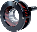Kit de filtro de aire Slim BA AIR CLEANER BA - TC 99-17 - SLIM CLEAR - BLACK/RED