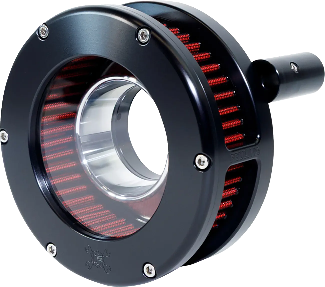 Kit de filtro de aire Slim BA AIR CLEANER BA - TC 99-17 - SLIM CLEAR - BLACK/RED