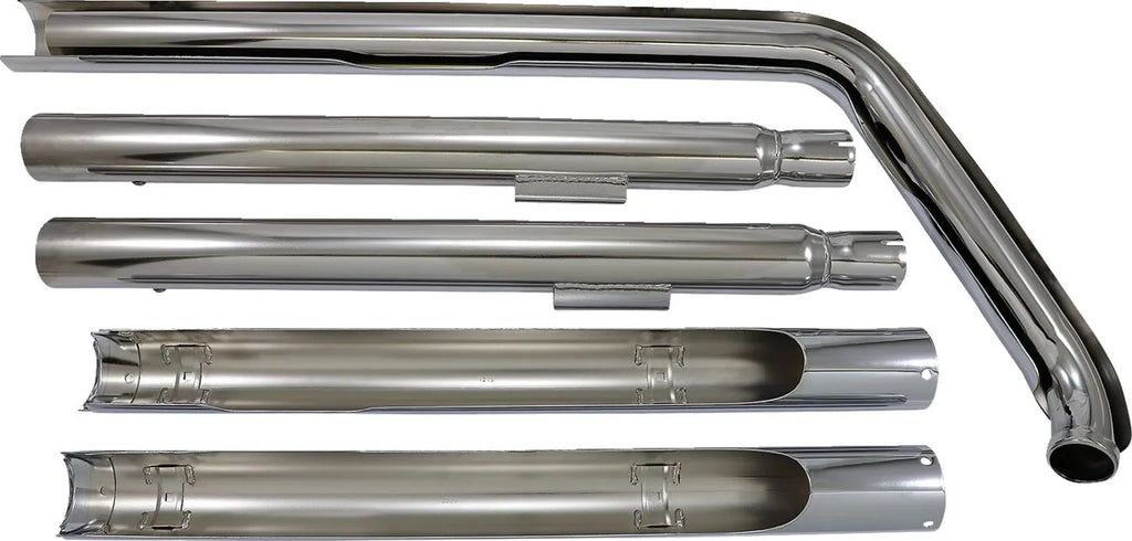 Escapes 2 en 2 Cobra cola de pez para Harley-Davidson Softail