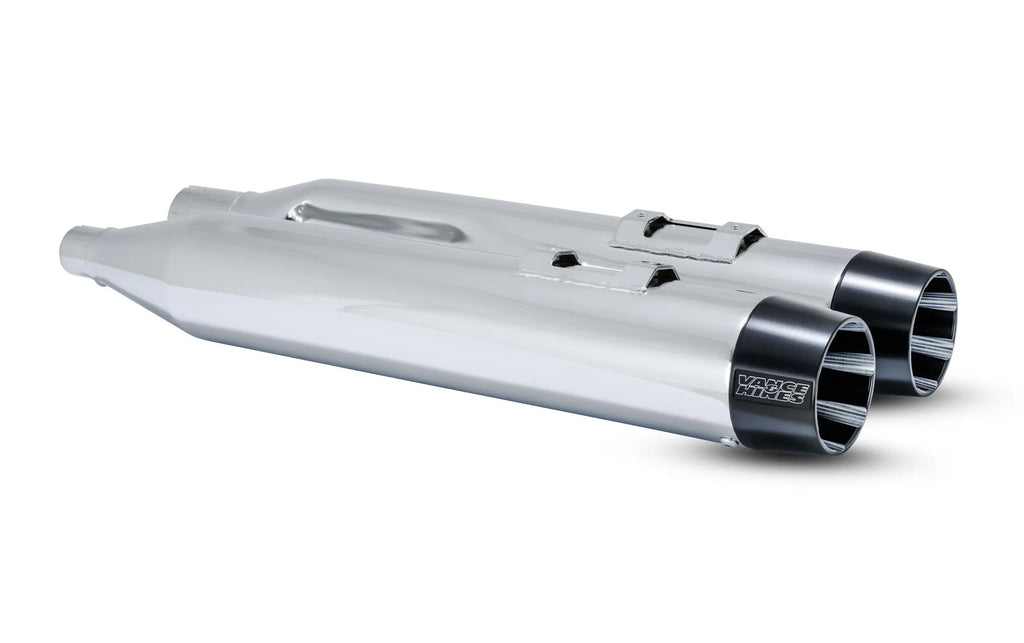 Blackbird 450 Chrome Slip-On Mufflers for Harley Davidson