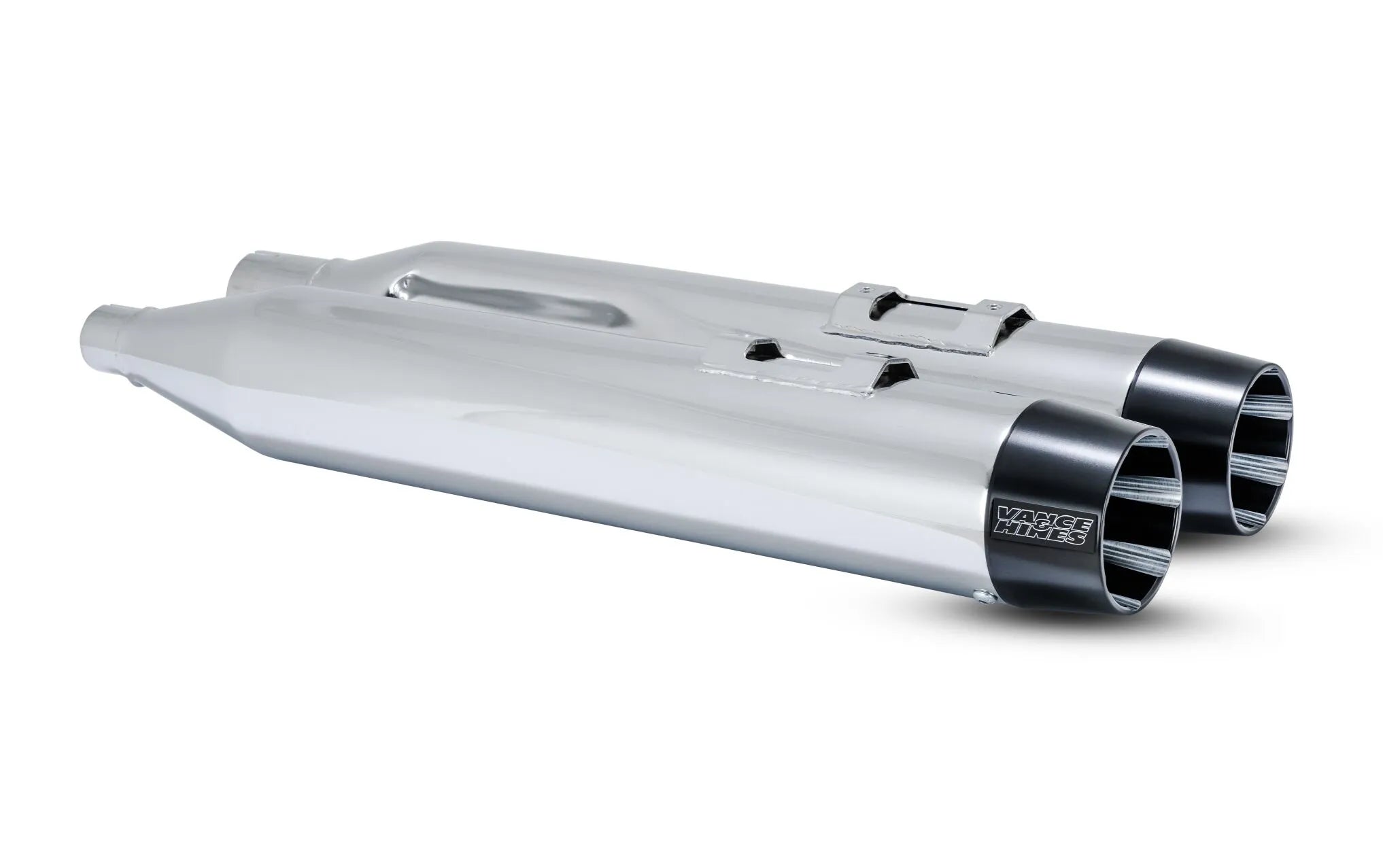 Blackbird 450 Chrome Slip-On Mufflers for Harley Davidson