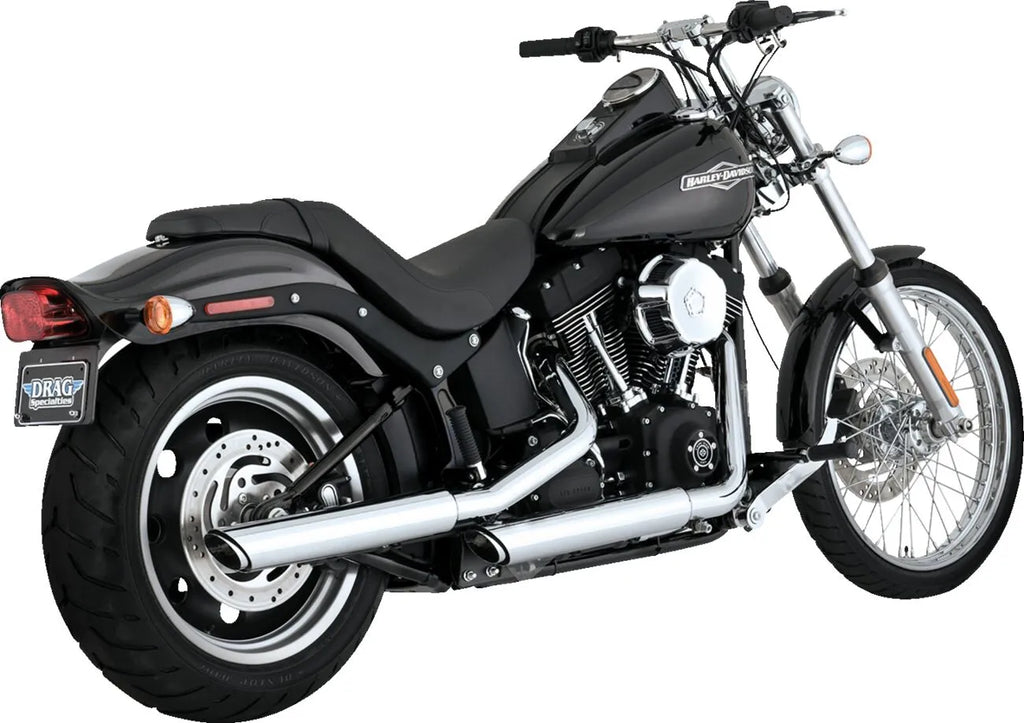 3" Twin Slash Slip-On Mufflers for Harley Davidson Softail