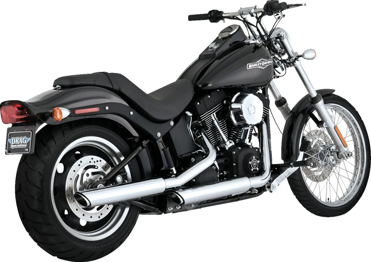 3" Twin Slash Slip-On Mufflers for Harley Davidson Softail